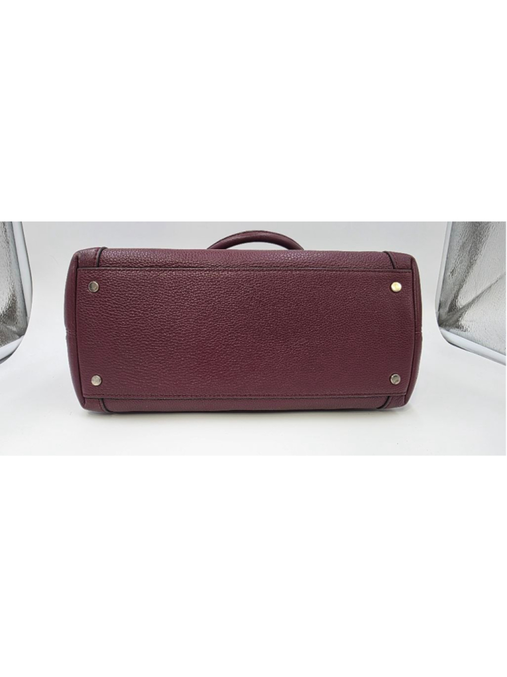 Kate Spade Jackson Deep Cherrywood Satchel Purse with matching Wallet - Picture 12 of 16